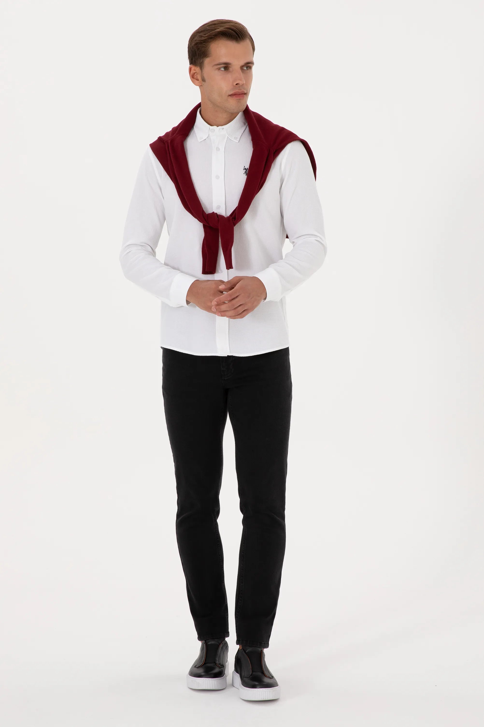 U.S. Polo Assn._White_White Long Sleeve Shirt_G081GL0040 2236556_VR013_04