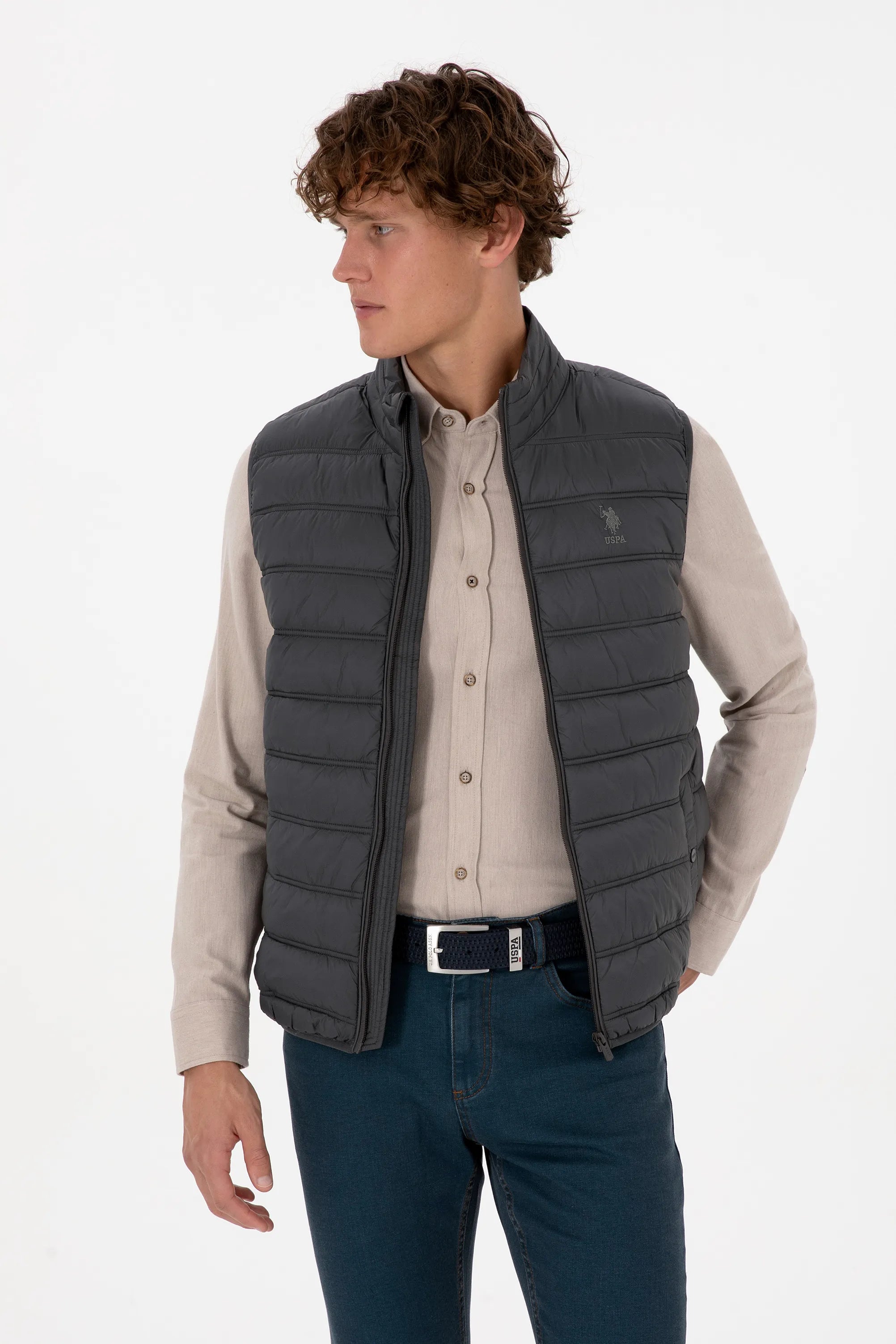 U.S. Polo Assn._Grey_Grey Vest Jacket_G081GL0100 2246396_VR024_03