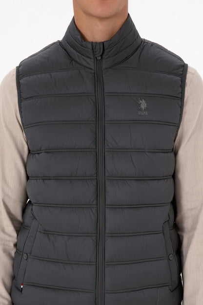 U.S. Polo Assn._Grey_Grey Vest Jacket_G081GL0100 2246396_VR024_06