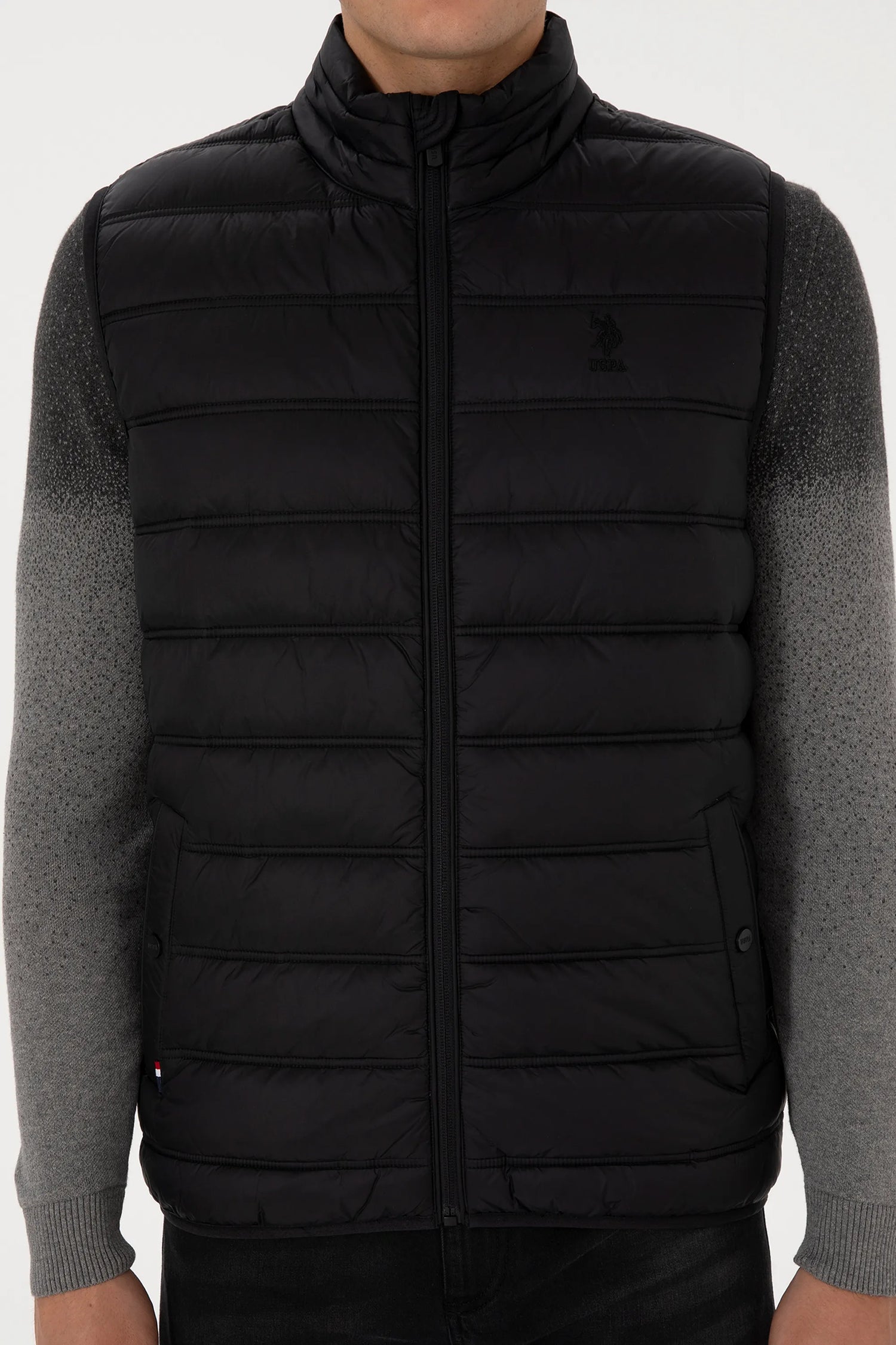 U.S. Polo Assn._Black_Black Vest Jacket_G081GL0100 2246396_VR046_06