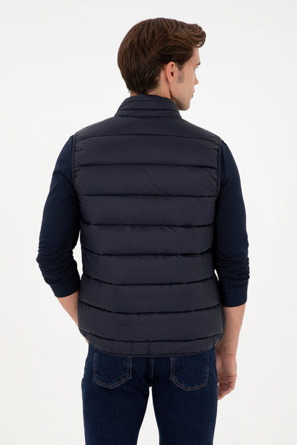 Navy Blue Woven Vest_G081GL0100 1946066_VR033_05