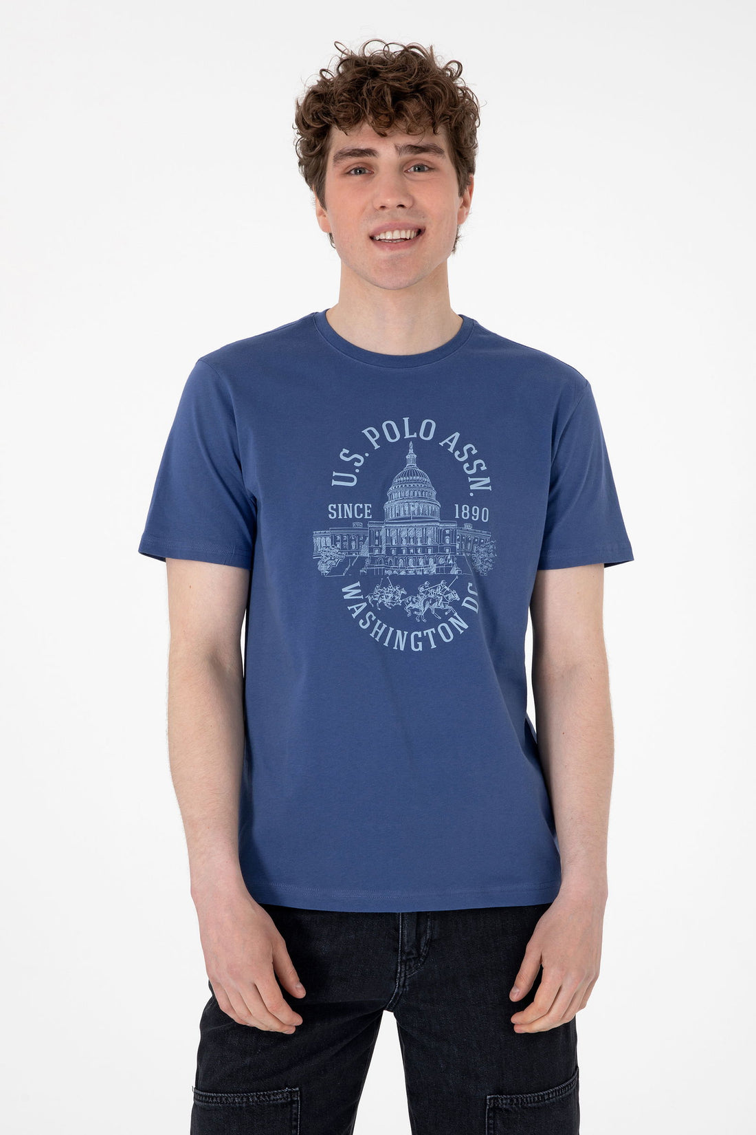 U.S. Polo Assn._Outdoor Navy T-Shirt_G081GL0110 2102691_VR059_01