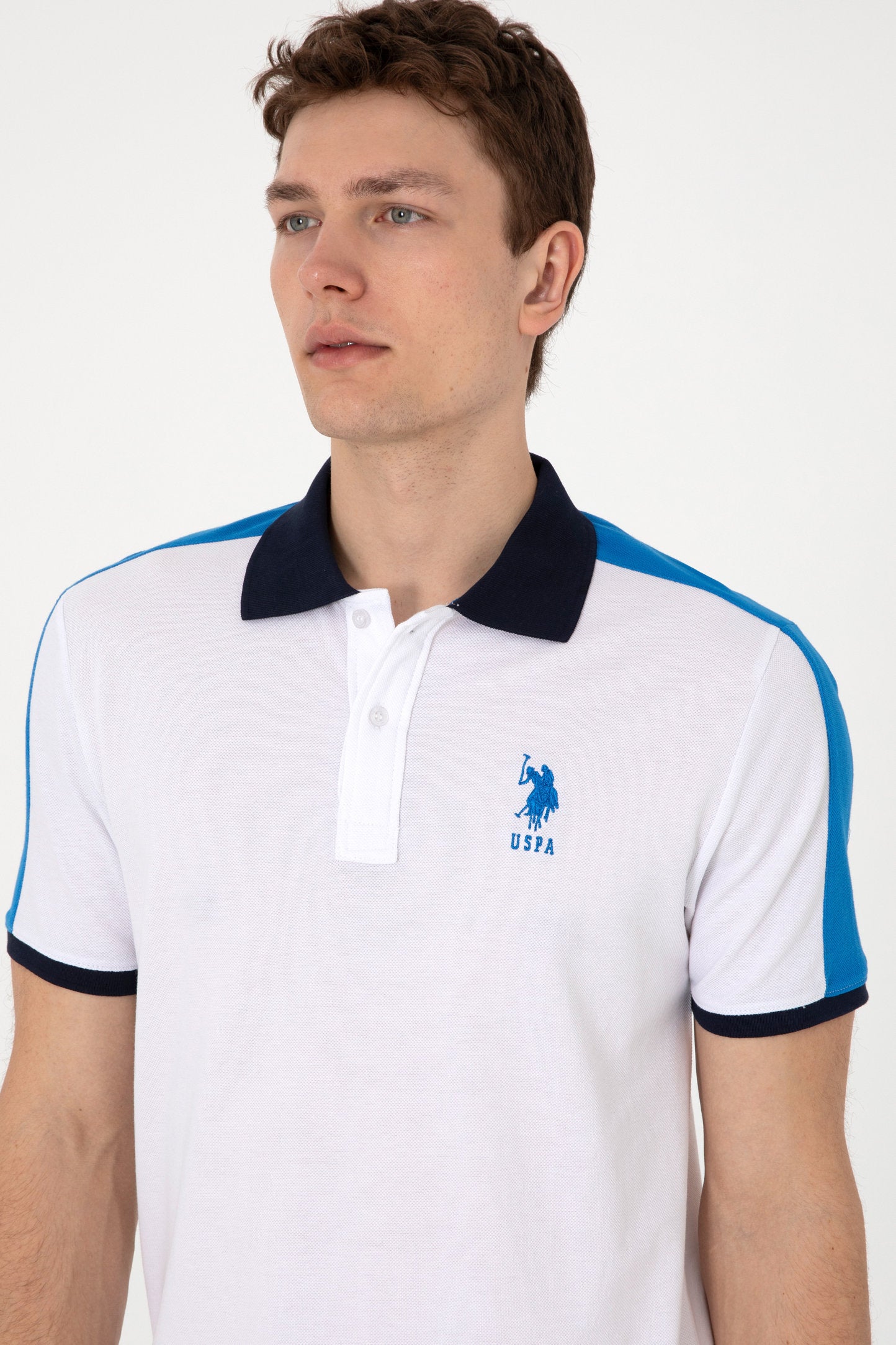 U.S. Polo Assn._White Polo Shirt_G081GL0110 2104262_VR013_02
