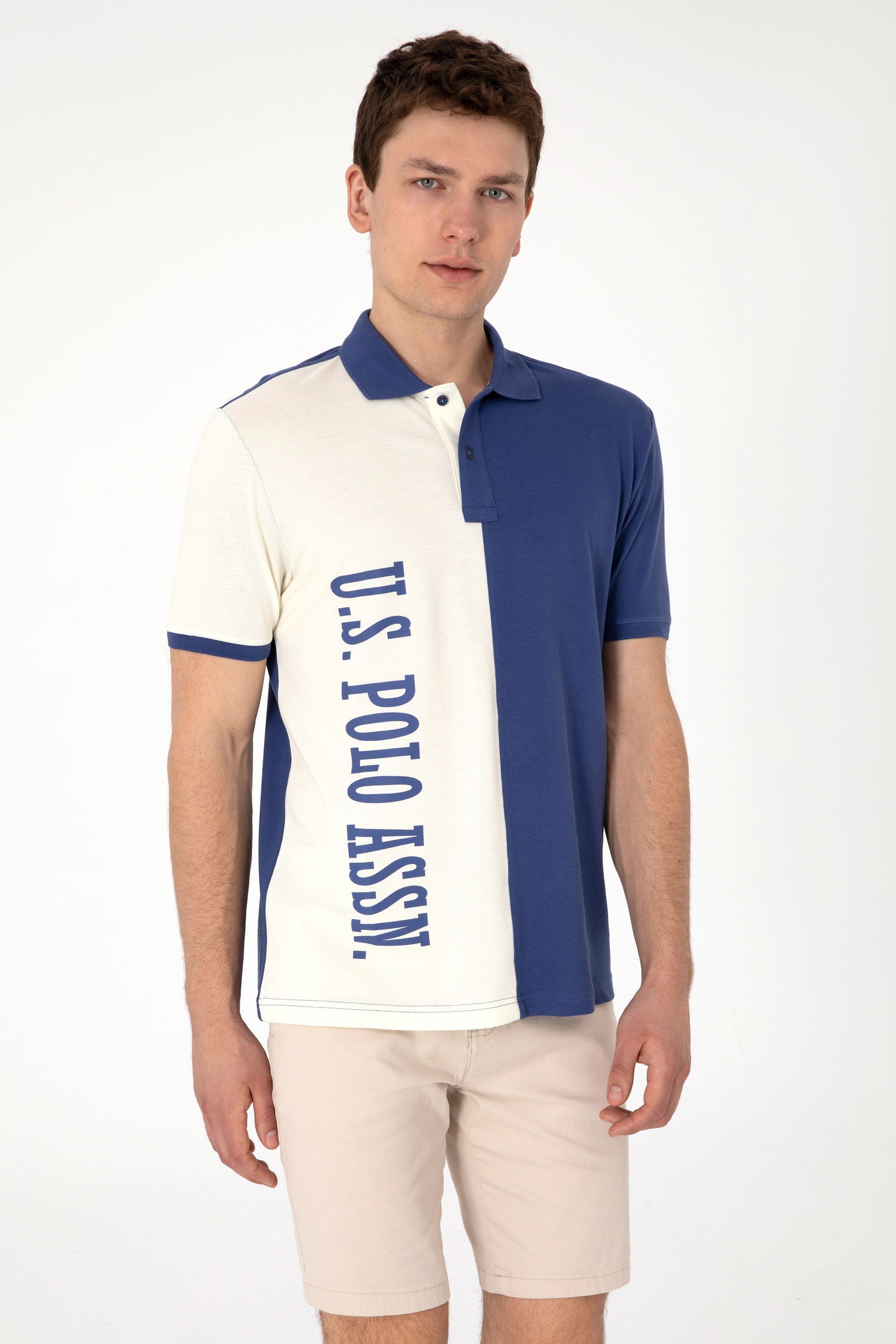 U.S. Polo Assn._Outdoor Navy Polo Shirt_G081GL0110 2104435_VR059_01