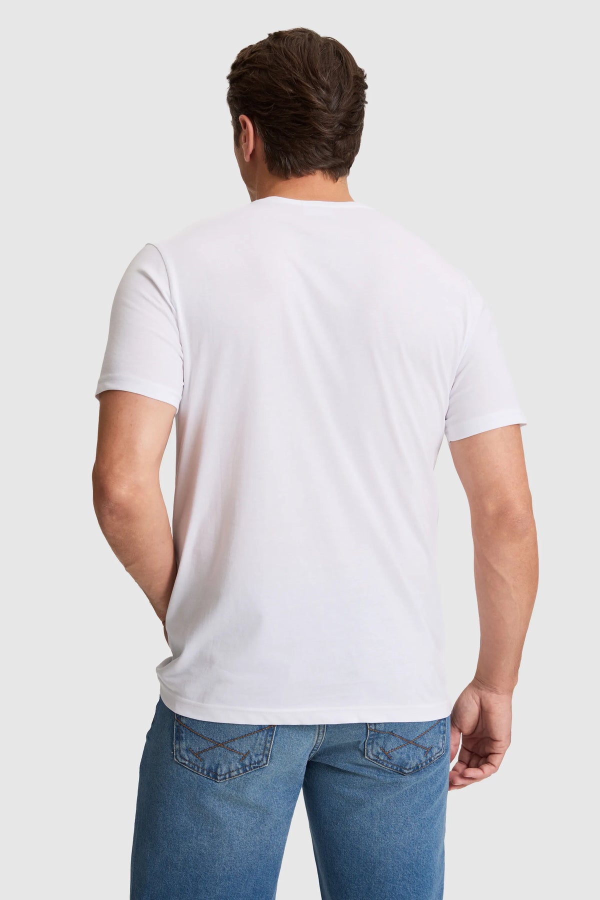 U.S. Polo Assn. White Men White Short Sleeve Cotton T-Shirt SKU: G081GL0110 PU-8732_VR013 Image 05