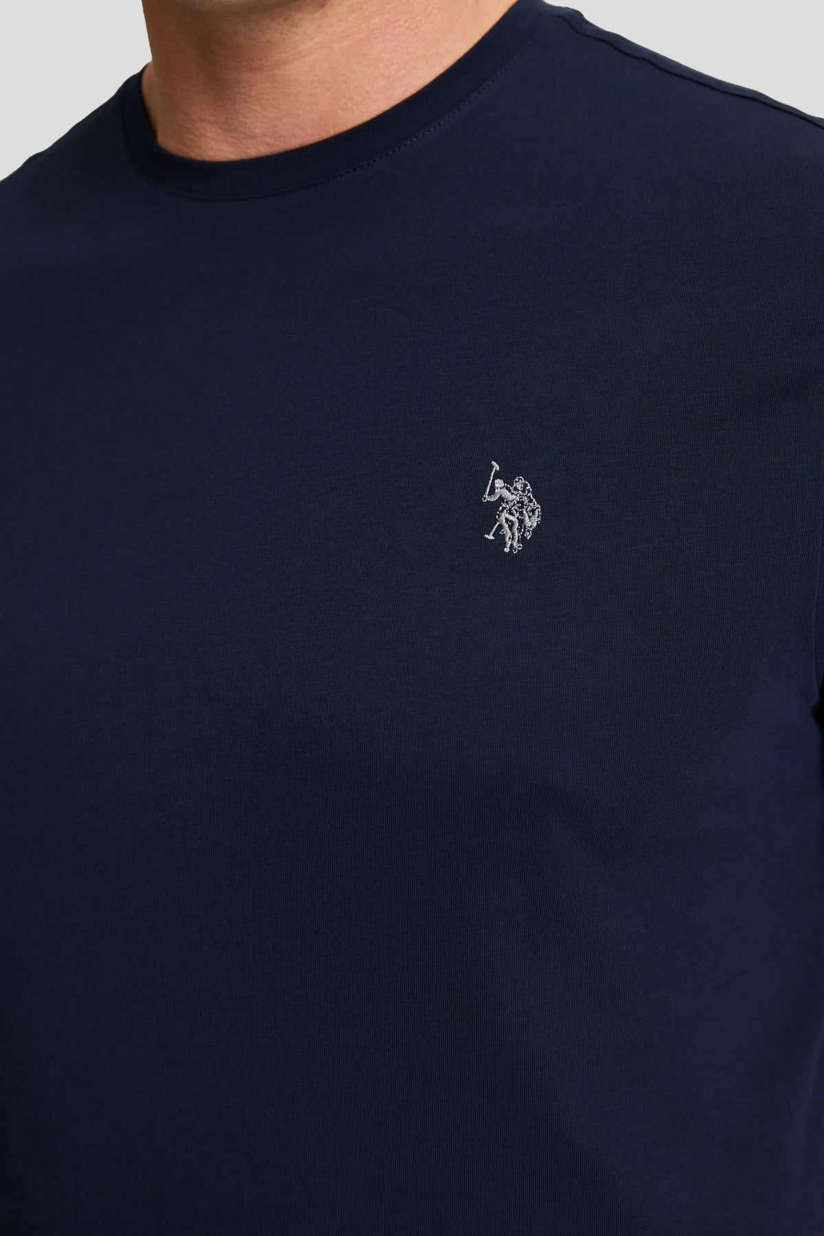 U.S. Polo Assn. Navy Men Navy Short Sleeve Cotton T-Shirt SKU: G081GL0110 PU-8732_VR033 Image 06