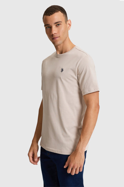 U.S. Polo Assn. Stone Men Stone Short Sleeve T-Shirt SKU: G081GL0110 PU-8732_VR049 Image 03