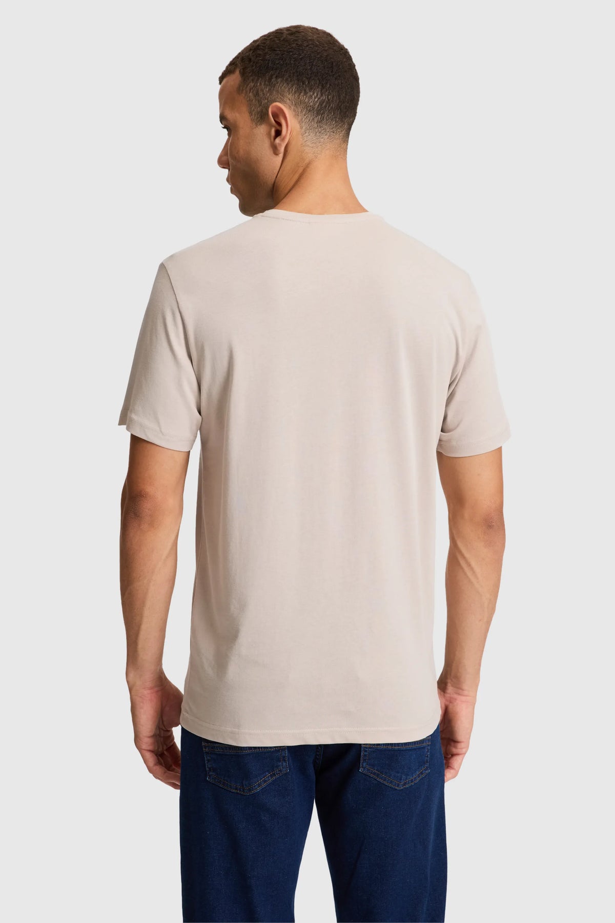 U.S. Polo Assn. Stone Men Stone Short Sleeve T-Shirt SKU: G081GL0110 PU-8732_VR049 Image 05