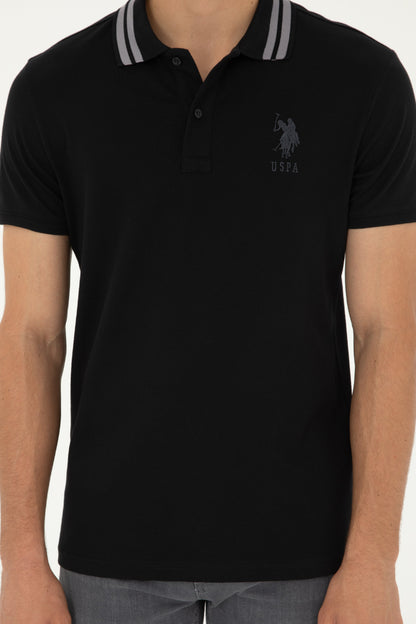 Black Polo Shirt With Logo_G081GL0110 1792252_VR046_06