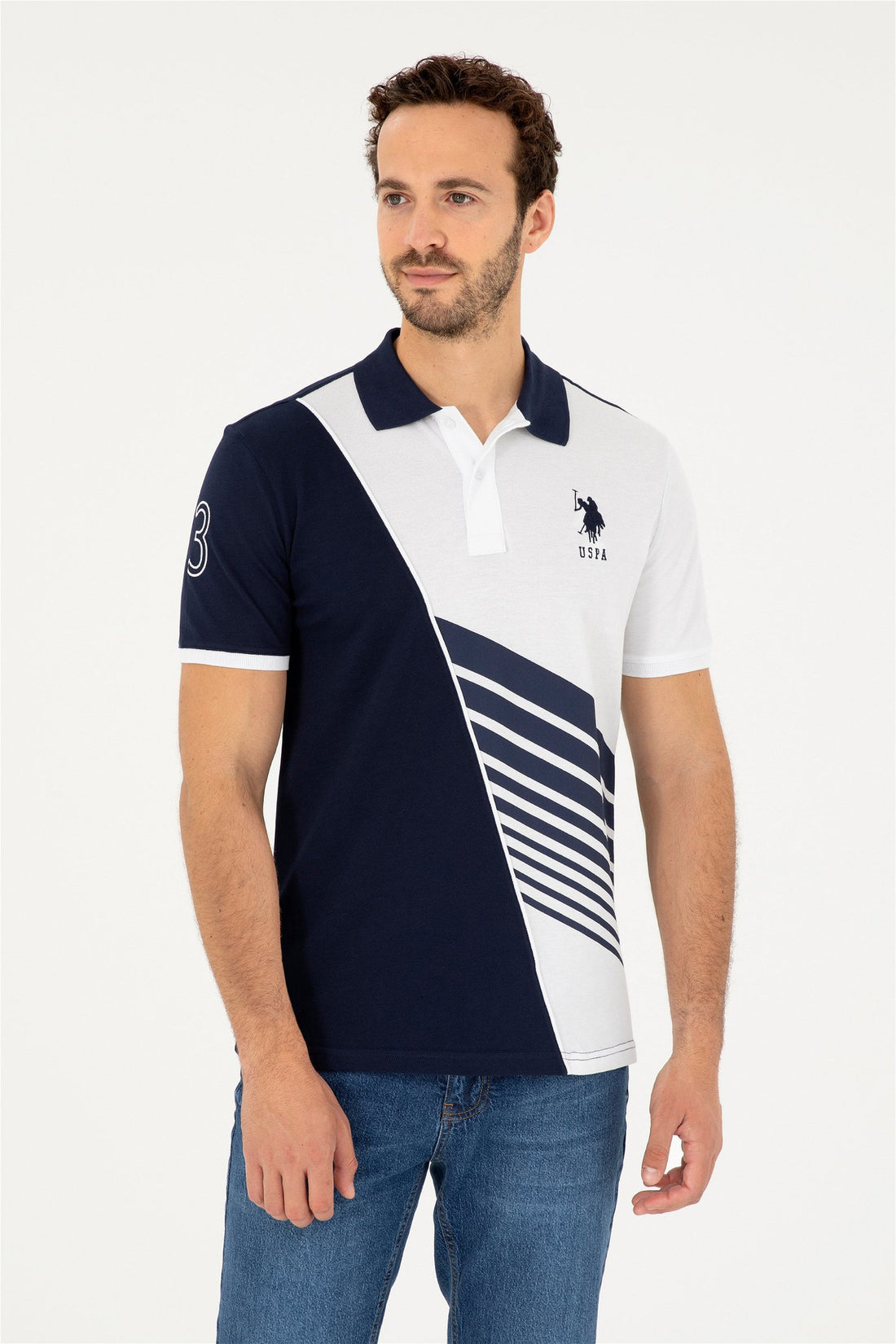 Color Block Polo Shirt_G081GL0110 1826868_VR033_01