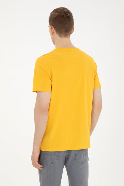 Men Yellow T-Shirt_G081GL0110 1827185_VR043_04