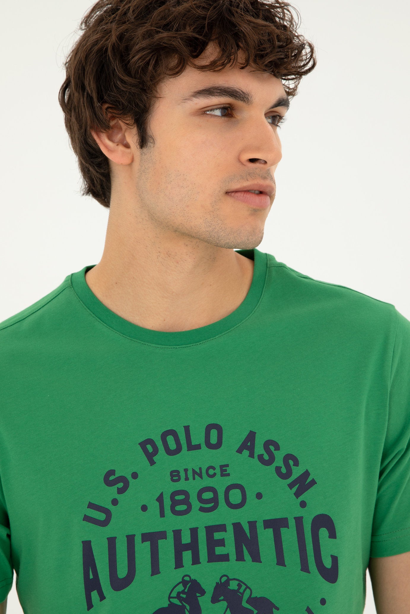 Green T-Shirt With Logo_G081GL0110 1827193_VR054_02