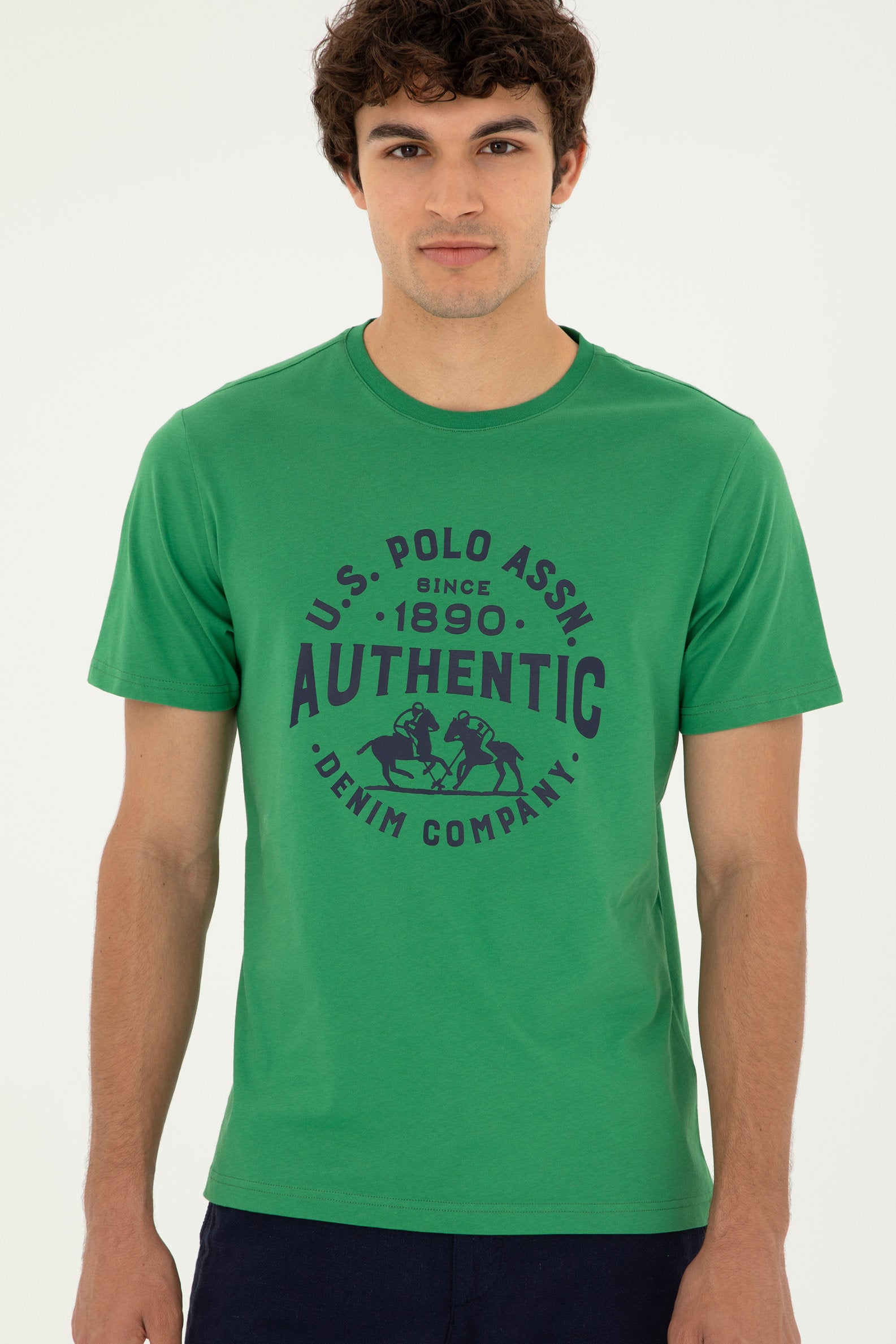 Green T-Shirt With Logo_G081GL0110 1827193_VR054_03