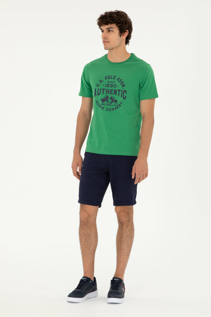 Green T-Shirt With Logo_G081GL0110 1827193_VR054_04