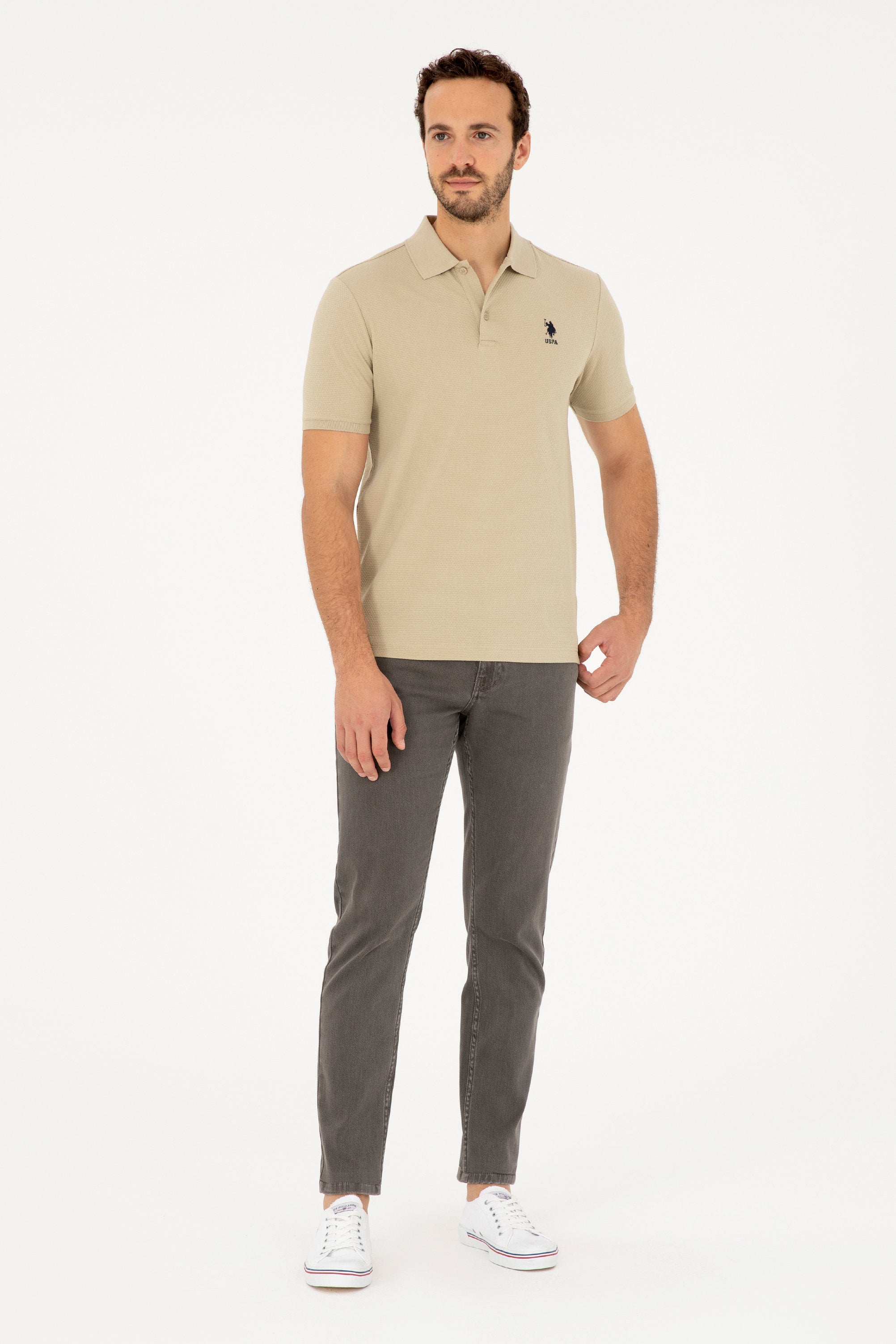 Beige Polo Shirt_G081GL0110 1827972_VR183_04