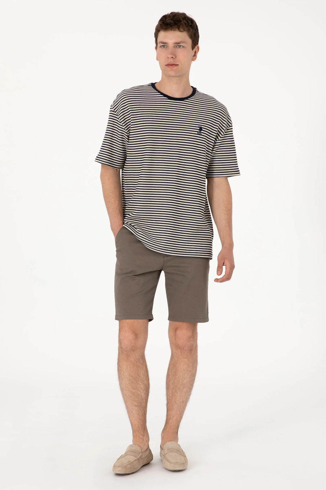 U.S. Polo Assn. Mink Men Mink Woven Bermuda Capri SKU: G081GL0310 2098529_VR052 Image 01