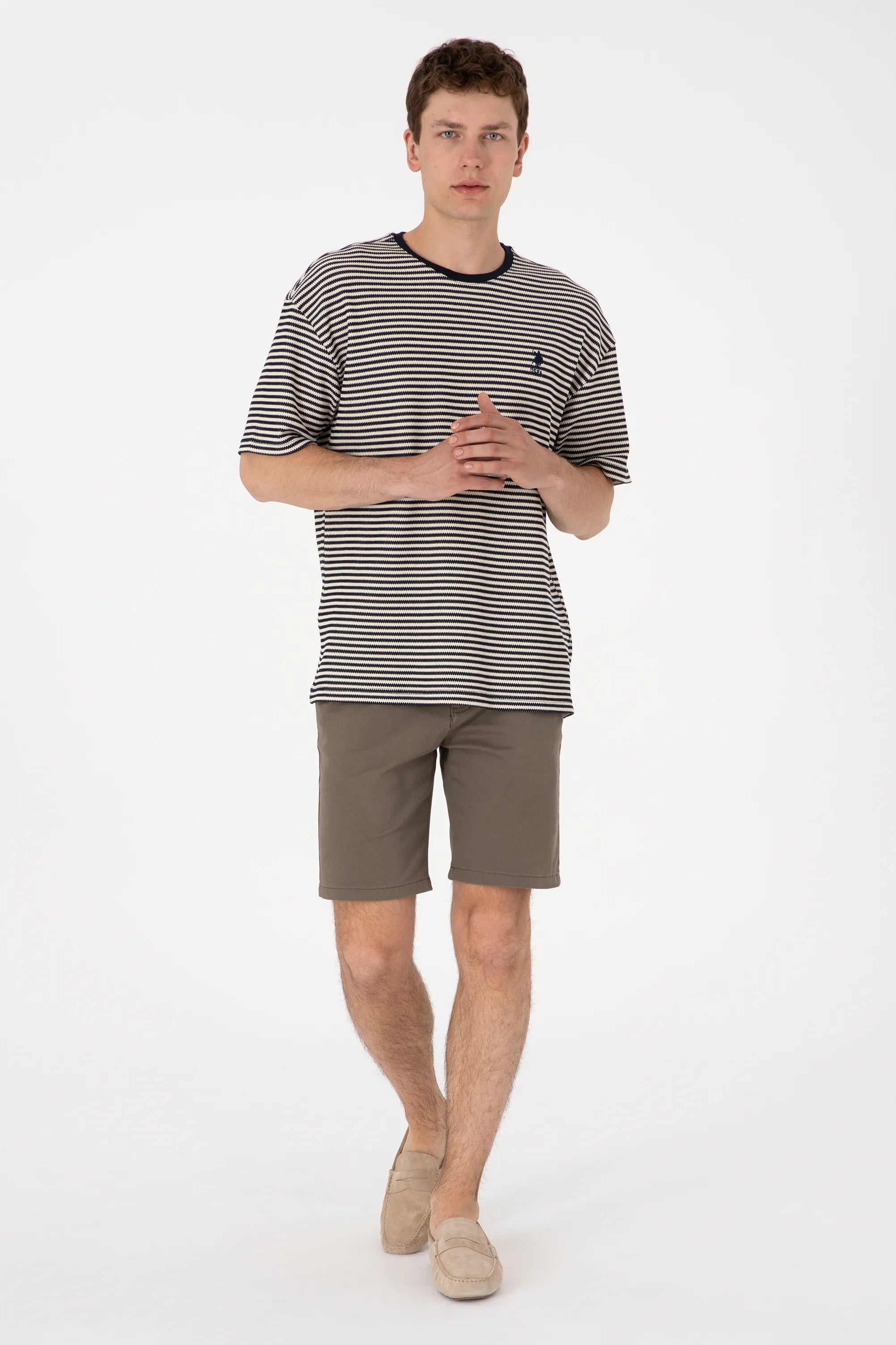 U.S. Polo Assn. Mink Men Mink Woven Bermuda Capri SKU: G081GL0310 2098529_VR052 Image 03