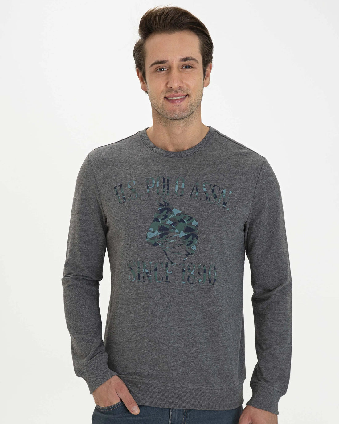 Dark Grey Sweat Shirt - BEVAVA