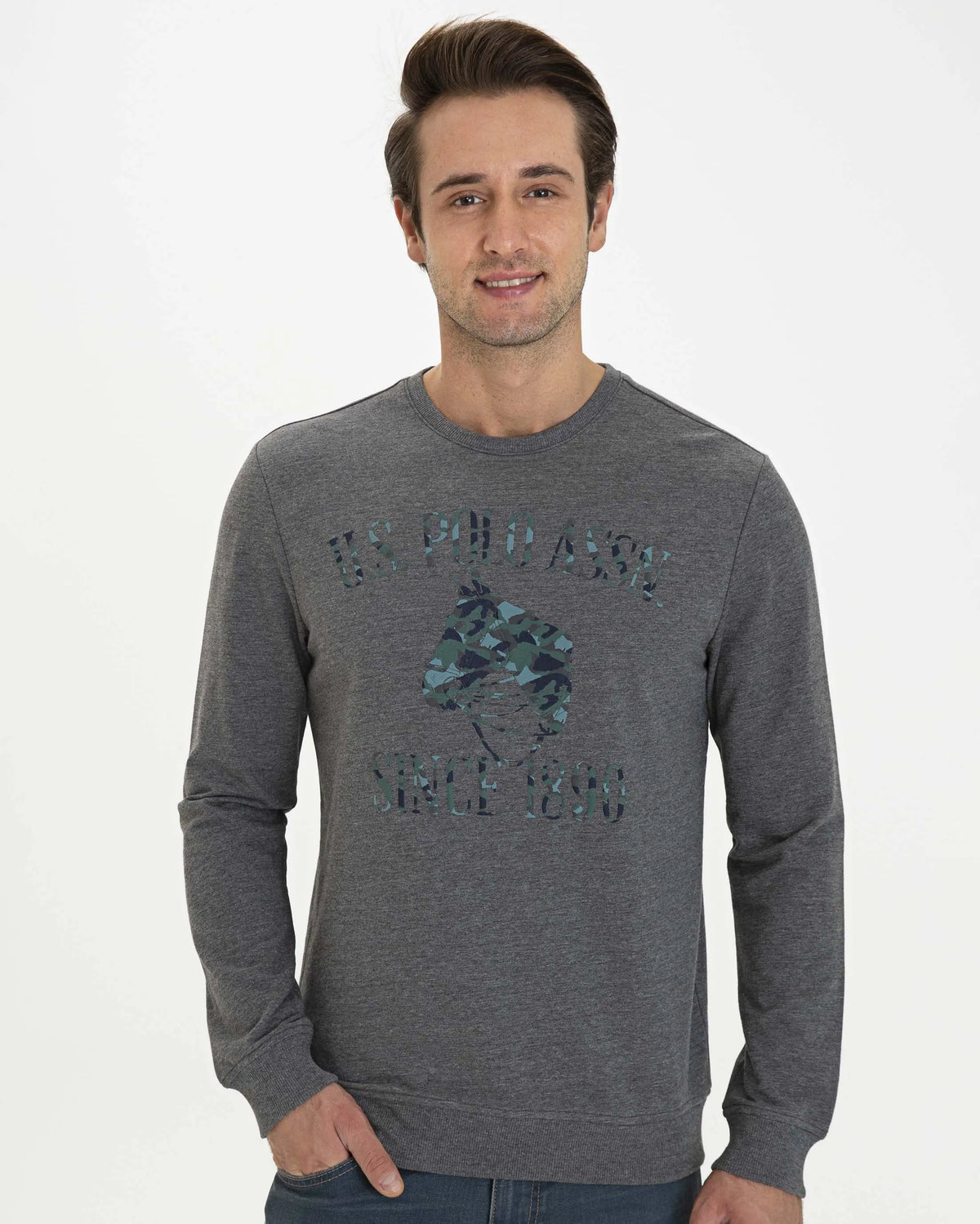 Dark Grey Sweat Shirt - BEVAVA