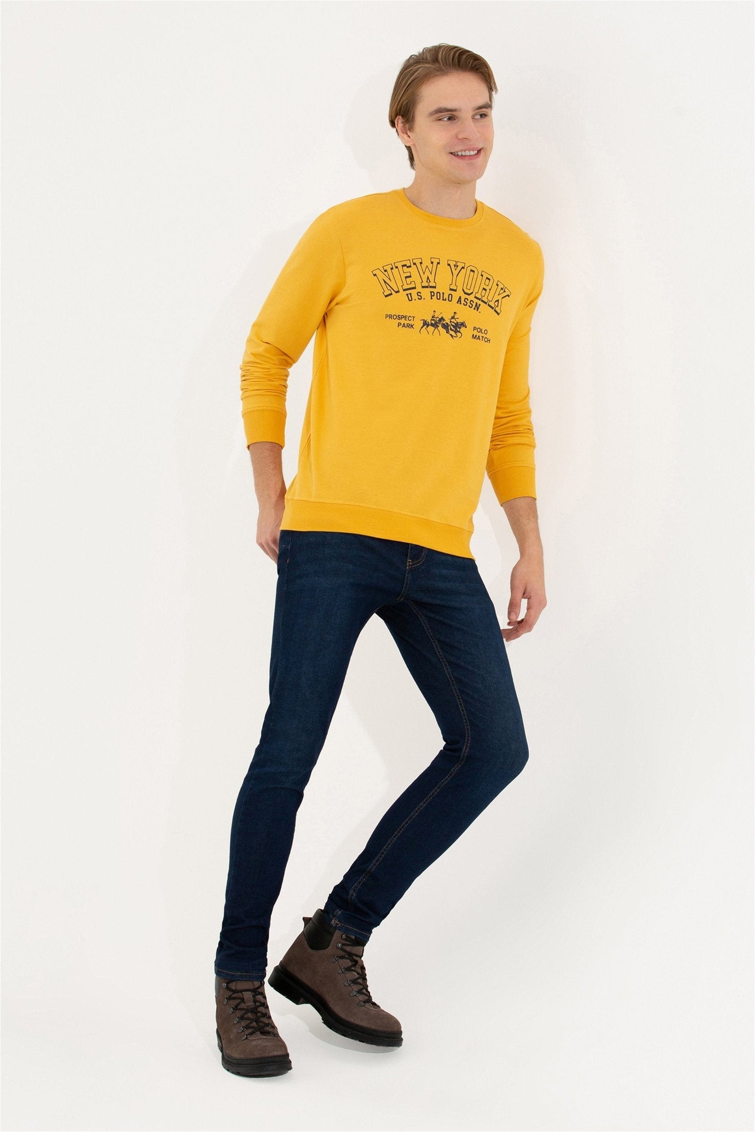 Yellow Sweat Shirt U.S. Polo Assn.