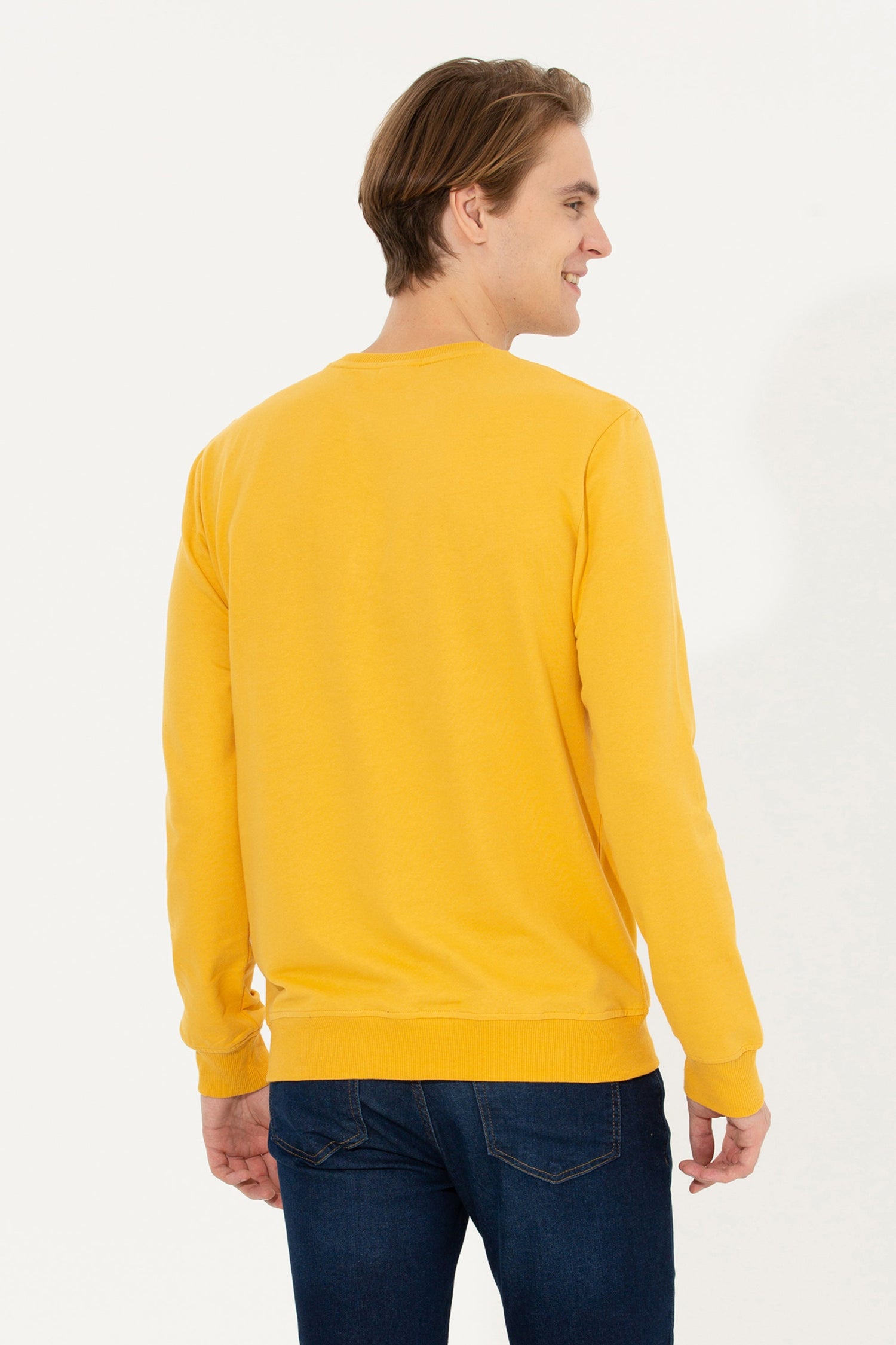 Yellow Sweat Shirt U.S. Polo Assn.