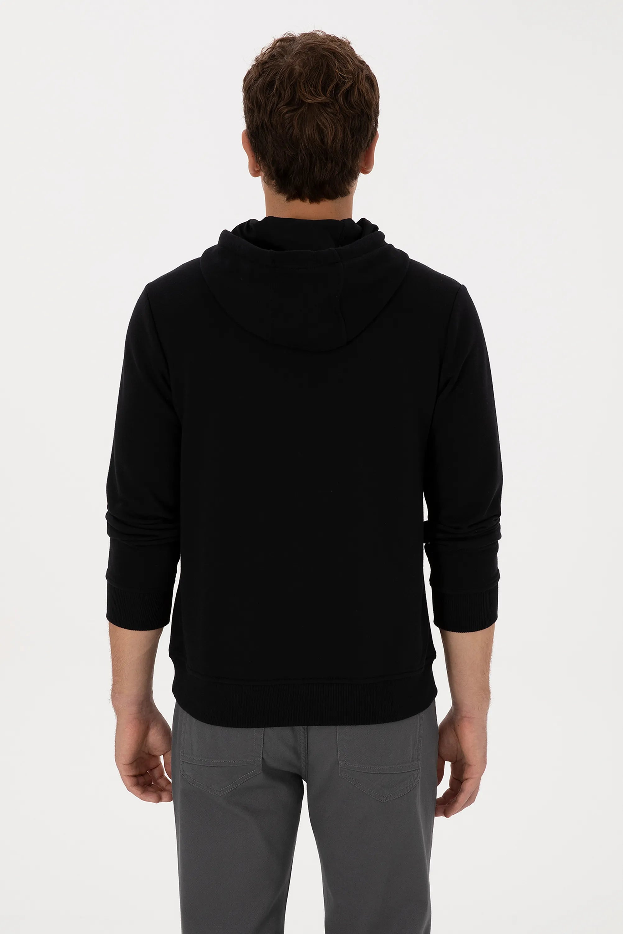 U.S. Polo Assn._Black_Black Hoodie With Logo_G081GL0820 2232270_VR046_05
