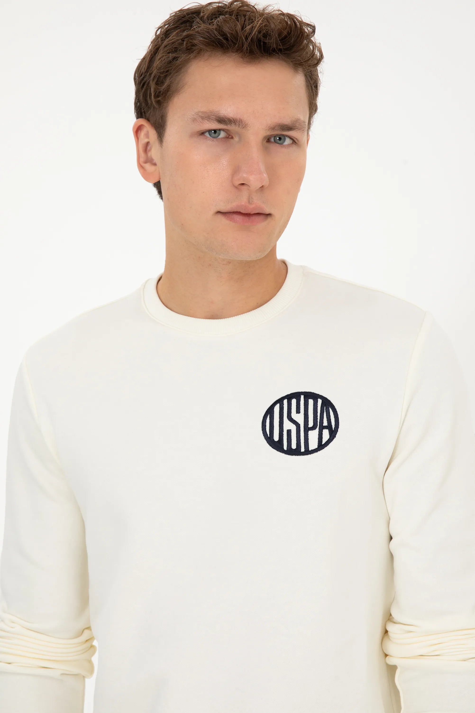 U.S. Polo Assn._Pearl_Pearl Sweatshirt With Logo_G081GL0820 2237377_VR256_02