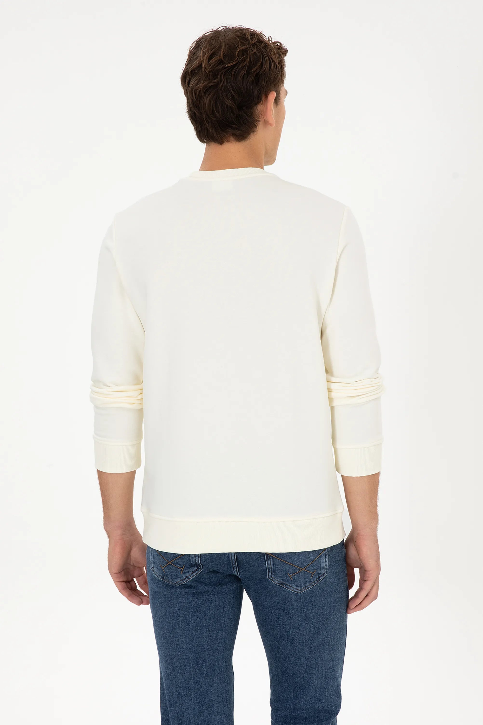 U.S. Polo Assn._Pearl_Pearl Sweatshirt With Logo_G081GL0820 2237377_VR256_05