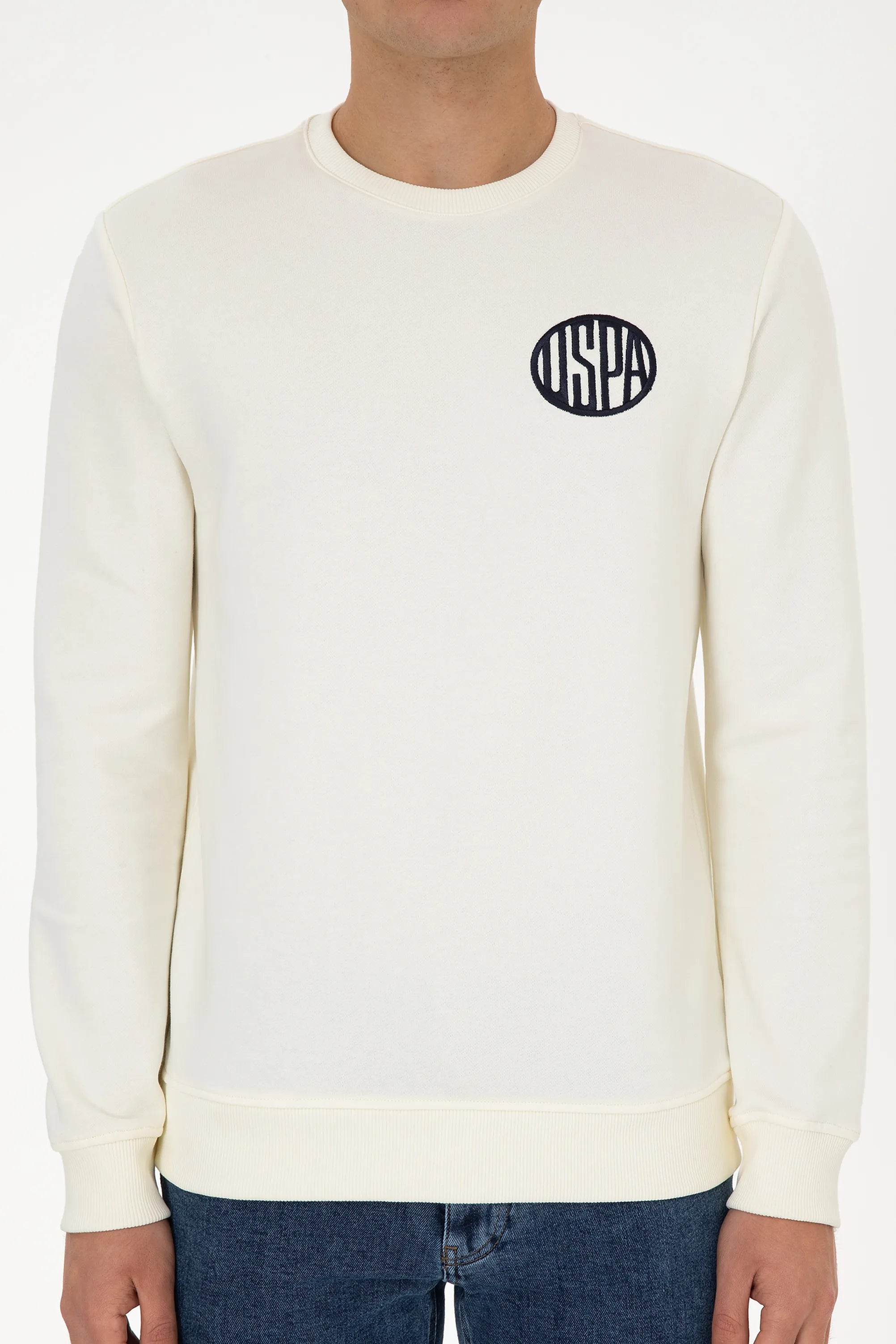 U.S. Polo Assn._Pearl_Pearl Sweatshirt With Logo_G081GL0820 2237377_VR256_06