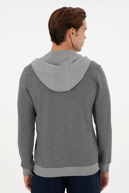 Grey Sweatshirt with Color Block Design_G081GL0820 1943660_VR081_06