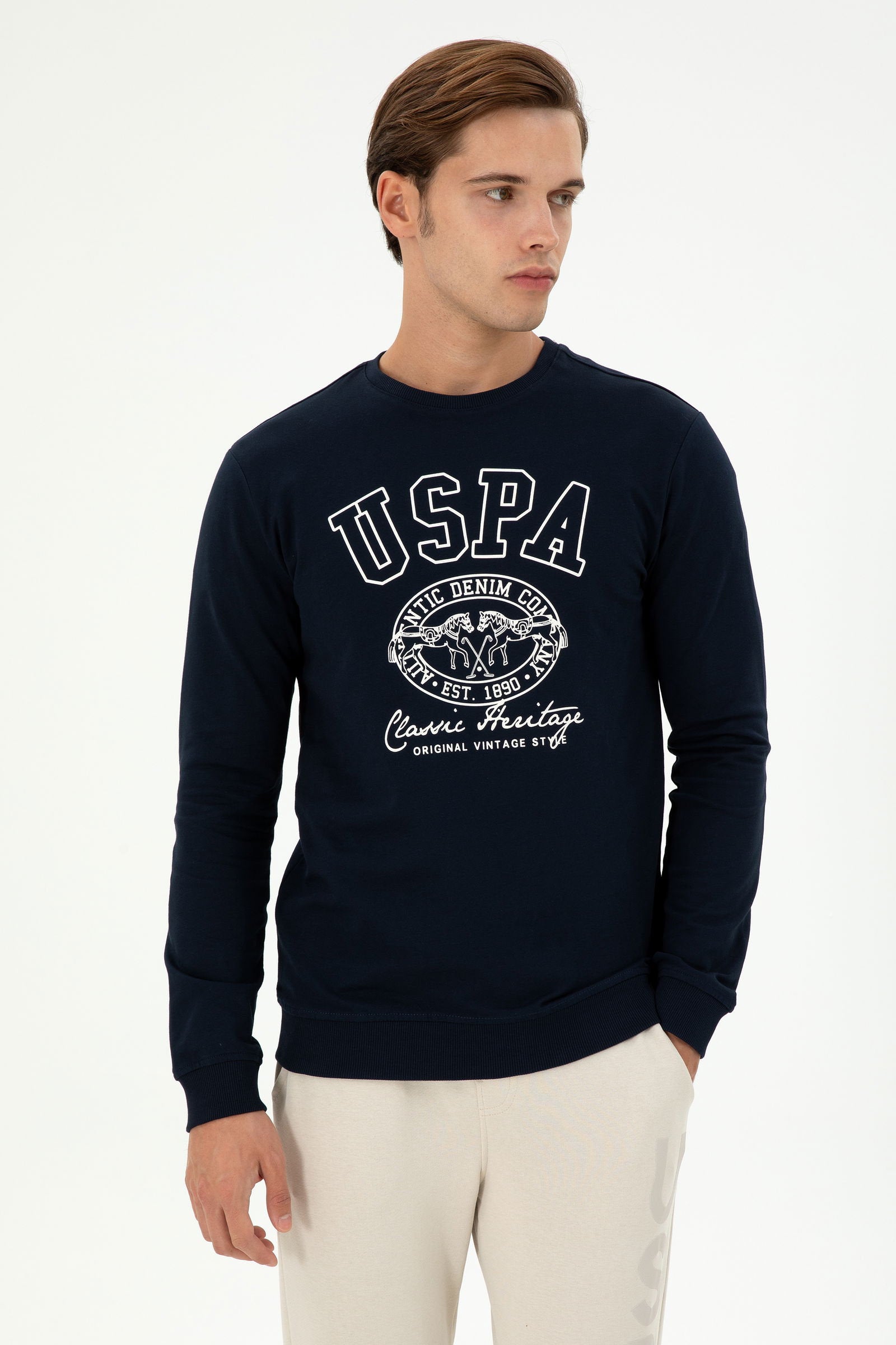 Navy Blue Sweatshirt_G081GL0820 1943715_VR033_01