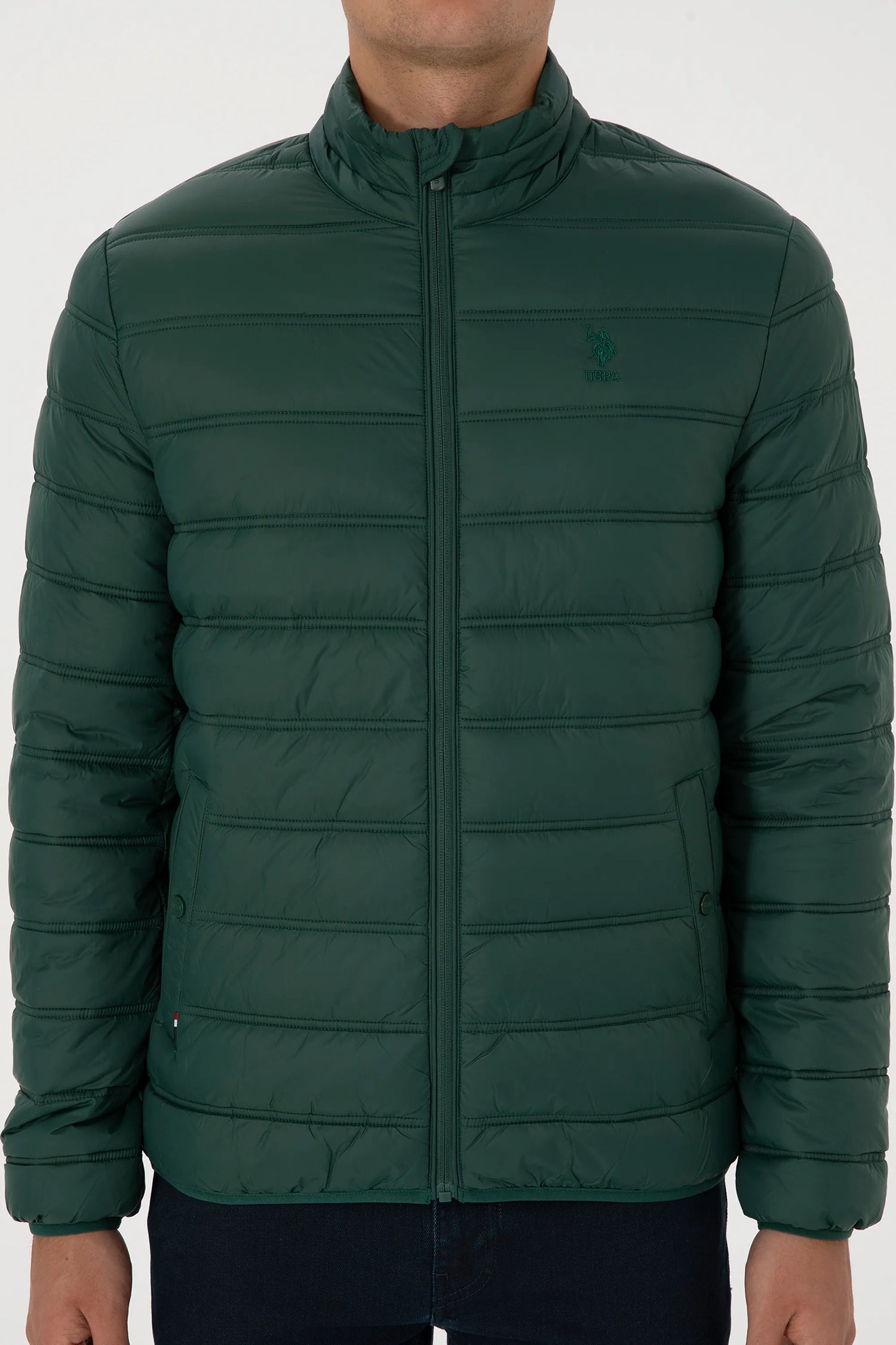 U.S. Polo Assn._Dark Green_Dark Green Puffer Jacket_G081GL0MS0 2246494_VR079_06