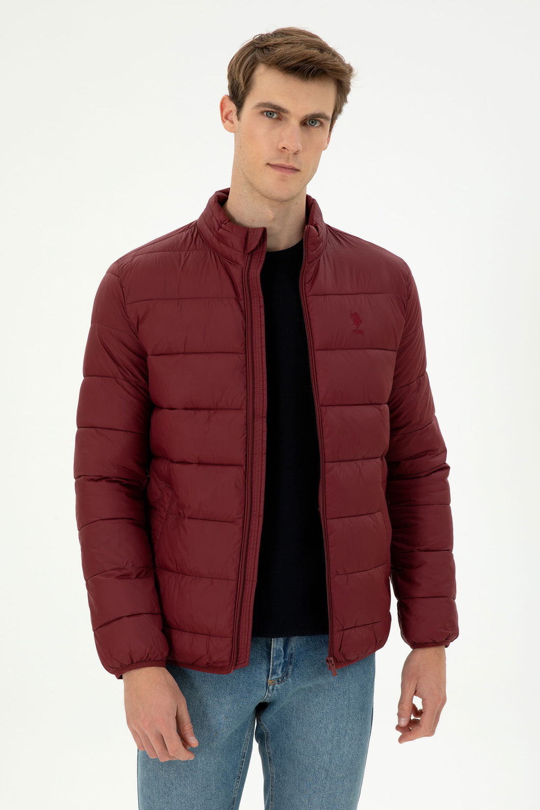 Red Quilted Puffer Jacket_G081GL0MS0 1946052_VR014_01