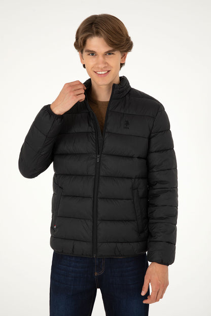 Black Quilted Puffer Jacket_G081GL0MS0 1946052_VR046_01