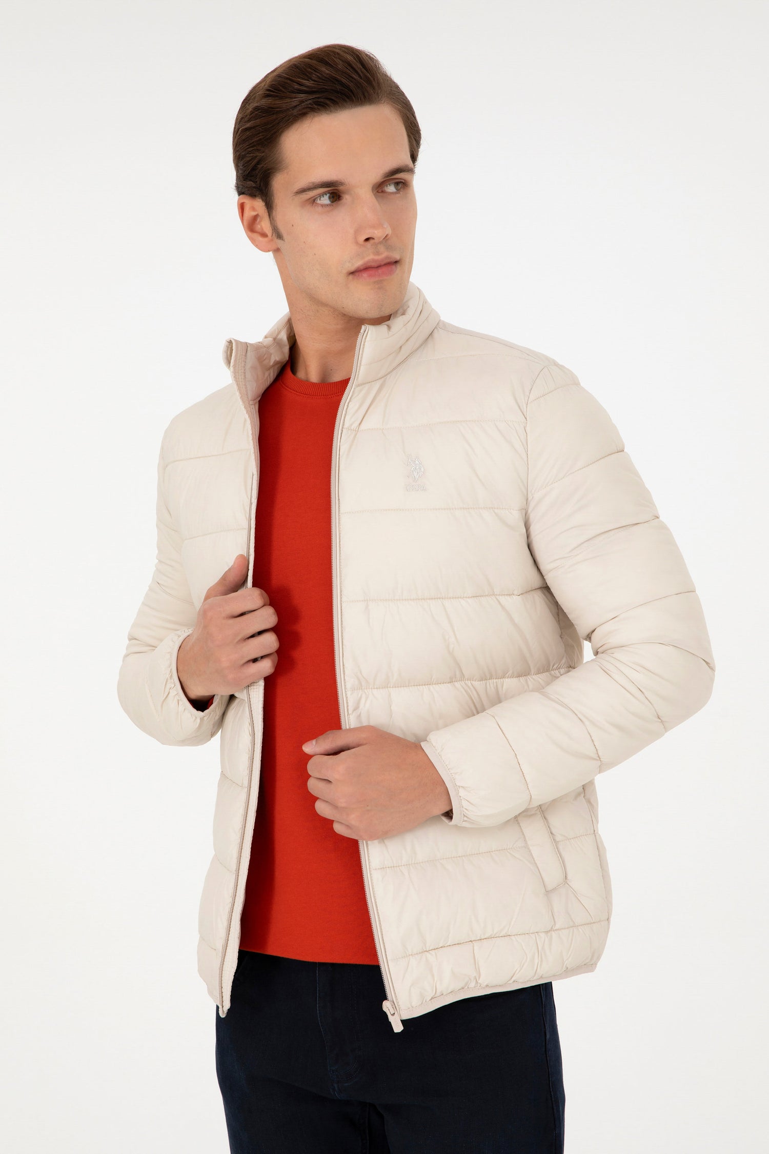 Beige Quilted Puffer Jacket_G081GL0MS0 1946052_VR049_03