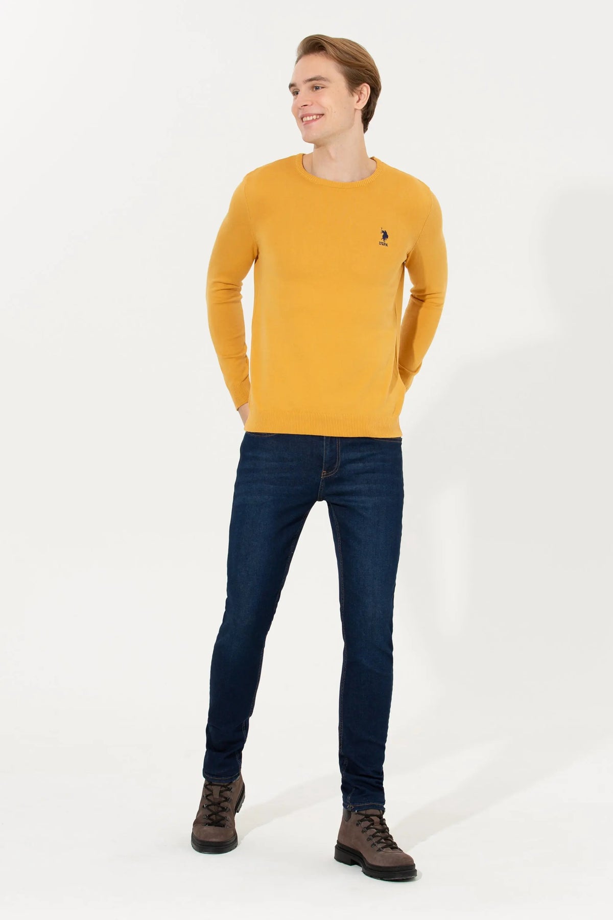 Yellow Knitting Jumper - BEVAVA
