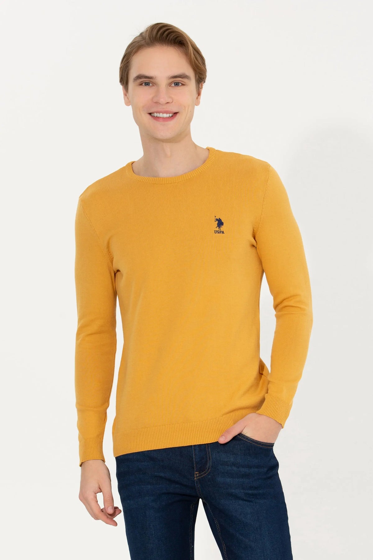 Yellow Knitting Jumper - BEVAVA