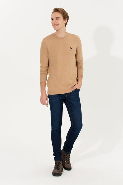 Brown Knitting Jumper U.S. Polo Assn.