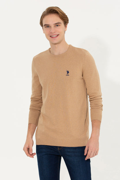 Brown Knitting Jumper U.S. Polo Assn.
