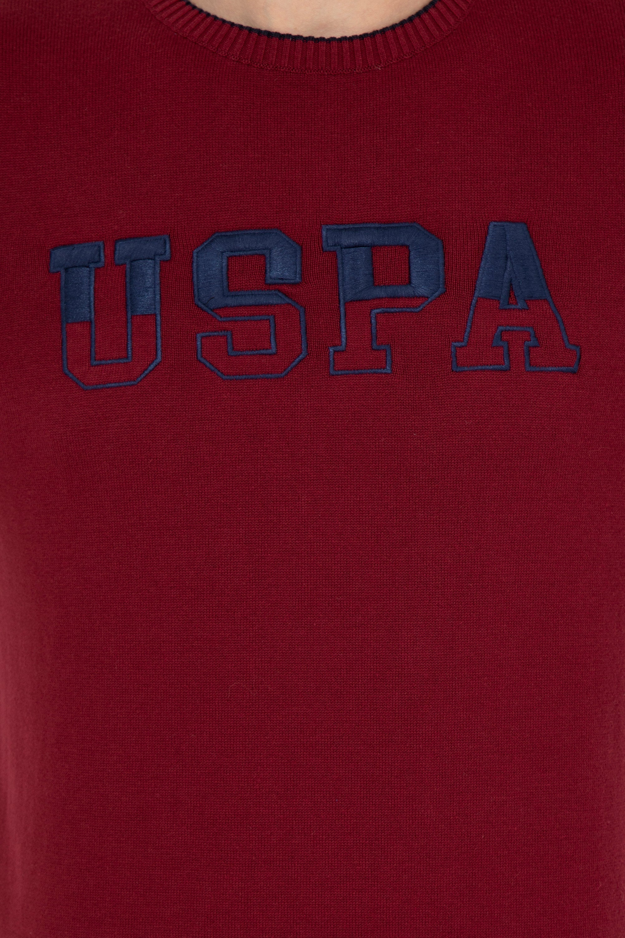 Red Knitting Jumper U.S. Polo Assn.