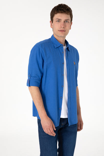 U.S. Polo Assn._Indigo_Shirt Long Sleeve_G081SZ0040 2082527_VR028_04