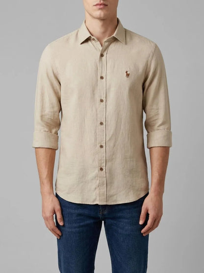 U.S. Polo Assn. Stone Men Stone Long Sleeve Shirt SKU: G081SZ0040 2082527_VR049 Image 00