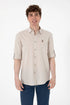 U.S. Polo Assn. Stone Men Stone Shirt Long Sleeve SKU: G081SZ0040 2082527_VR049 Image 01