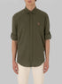 U.S. Polo Assn. Dark Khaki Men Dark Khaki Long Sleeve Shirt SKU: G081SZ0040 2082527_VR111 Image 00