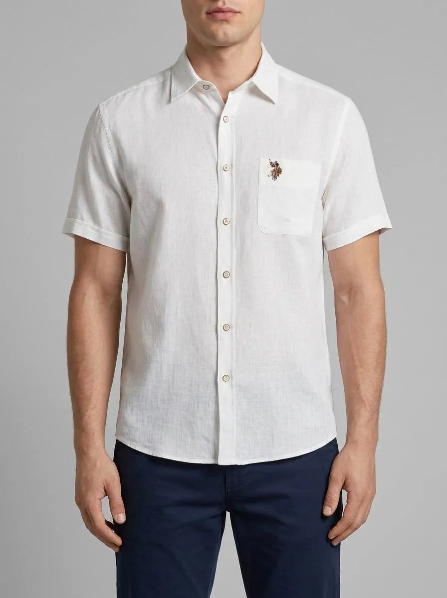 U.S. Polo Assn. White Men White Shirt SKU: G081SZ0040 2082772_VR013 Image 00