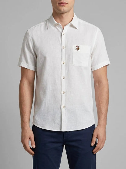 U.S. Polo Assn. White Men White Shirt SKU: G081SZ0040 2082772_VR013 Image 00