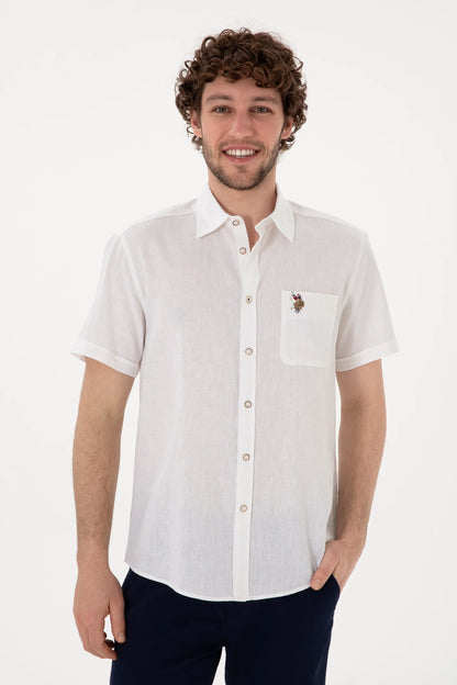 U.S. Polo Assn. White Men White Shirt SKU: G081SZ0040 2082772_VR013 Image 03
