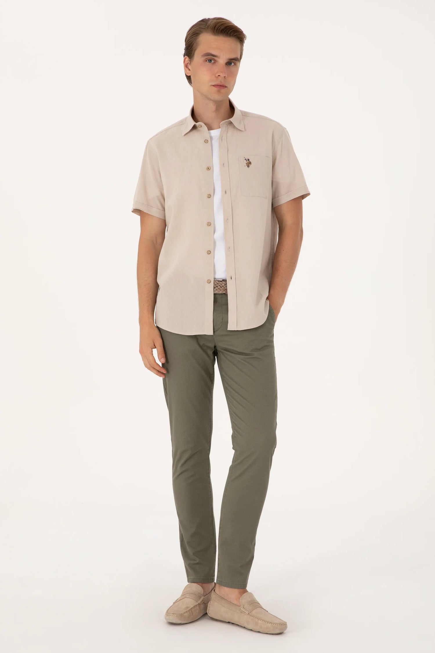 U.S. Polo Assn. Stone Men Stone Shirt SKU: G081SZ0040 2082772_VR049 Image 04