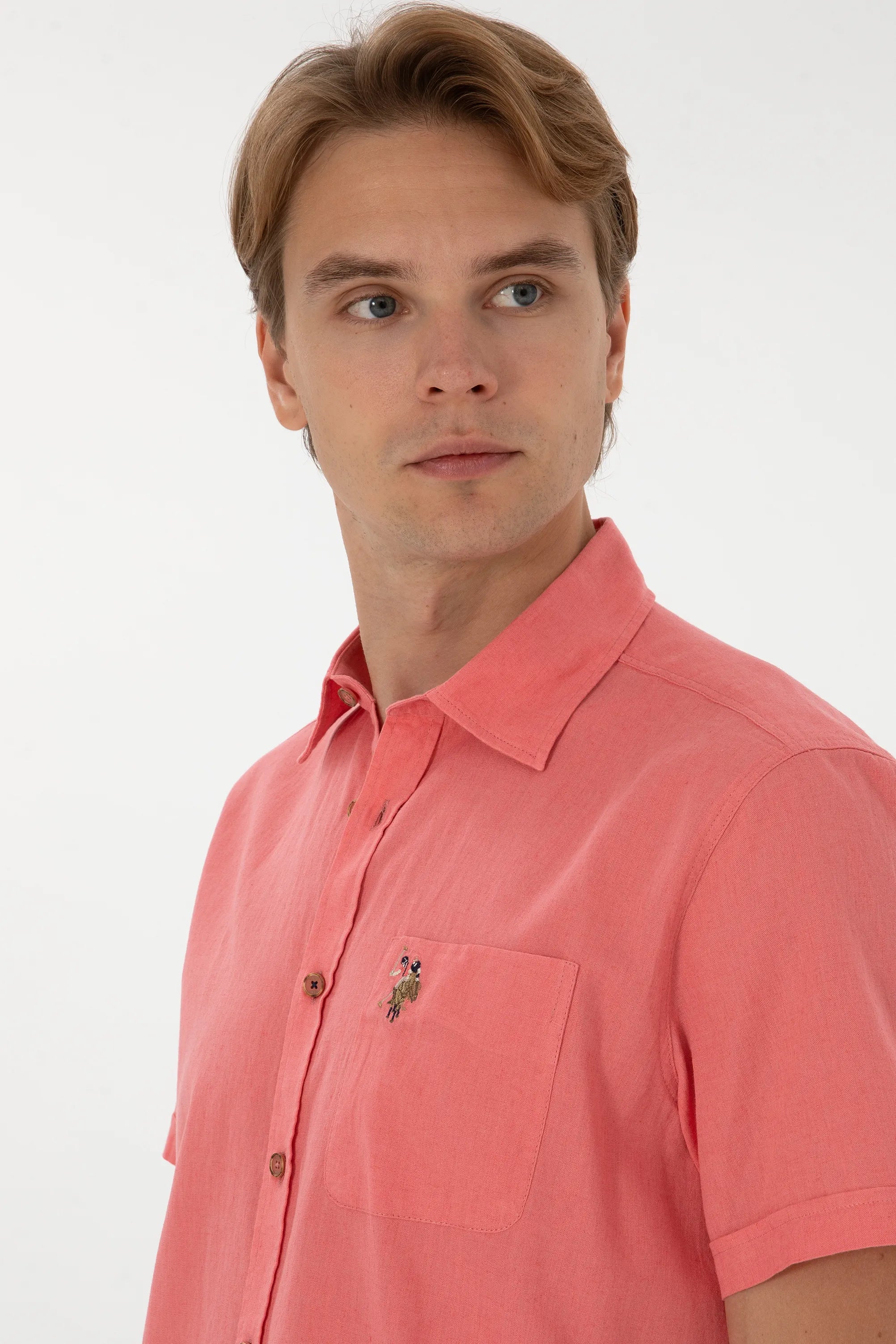 U.S. Polo Assn. Dark Pink  Men Dark Pink  Shirt SKU: G081SZ0040 2082772_VR167 Image 02