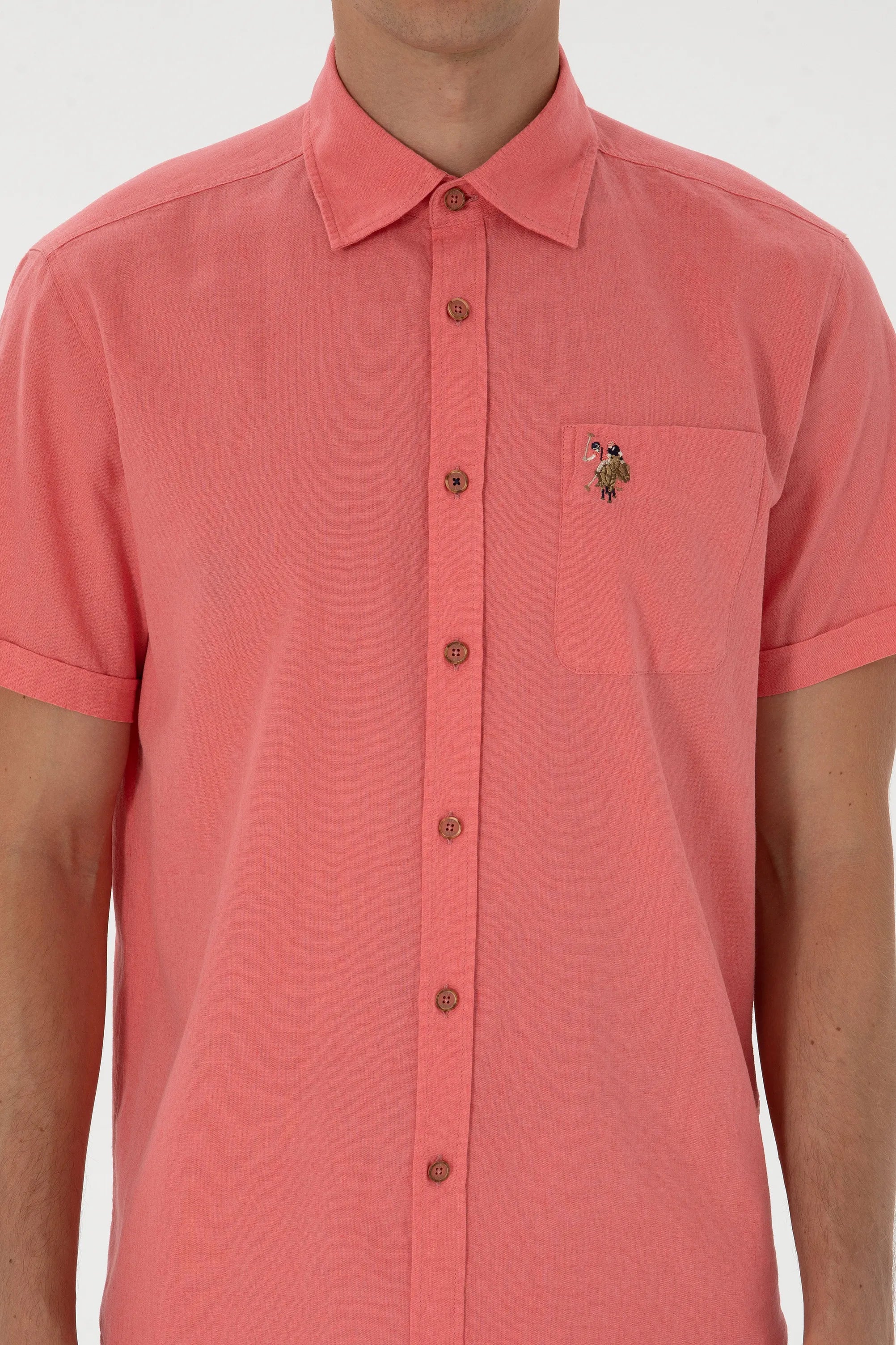 U.S. Polo Assn. Dark Pink  Men Dark Pink  Shirt SKU: G081SZ0040 2082772_VR167 Image 06